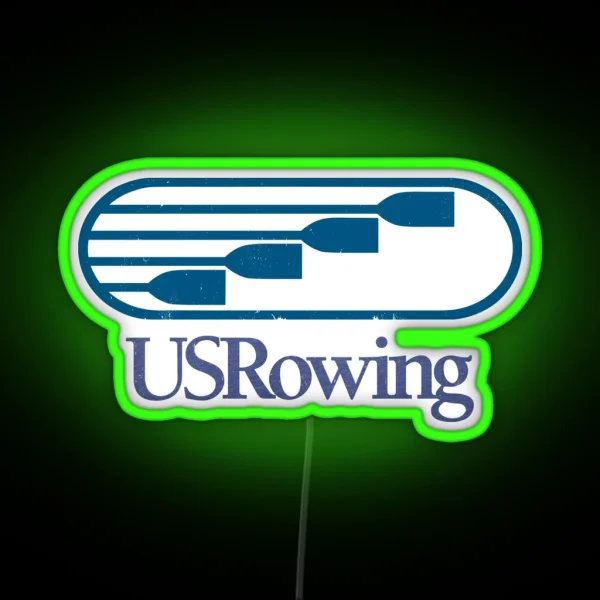 US Rowing RGB Neon Sign