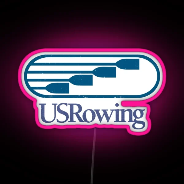 US Rowing RGB Neon Sign