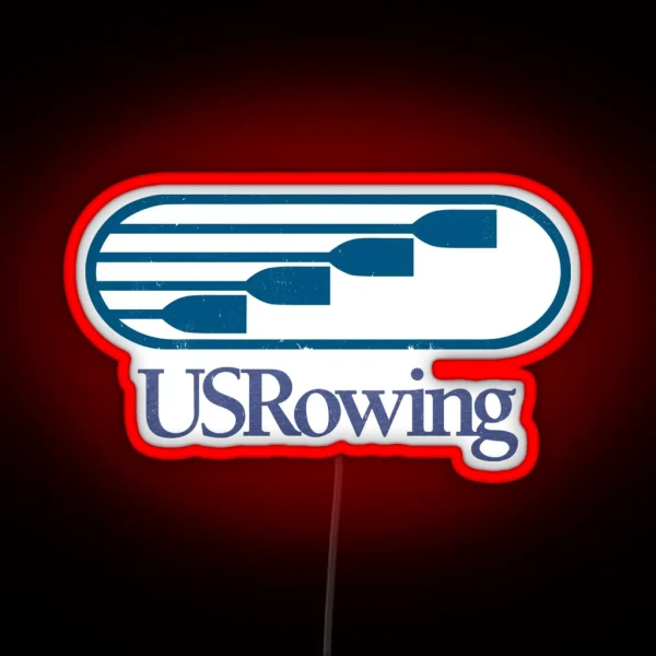 US Rowing RGB Neon Sign