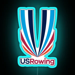 US Rowing Team USA Rowing RGB Neon Sign