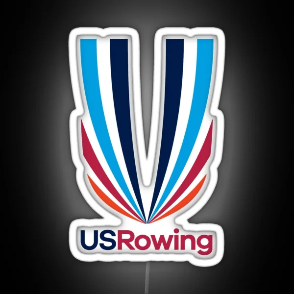 US Rowing Team USA Rowing RGB Neon Sign