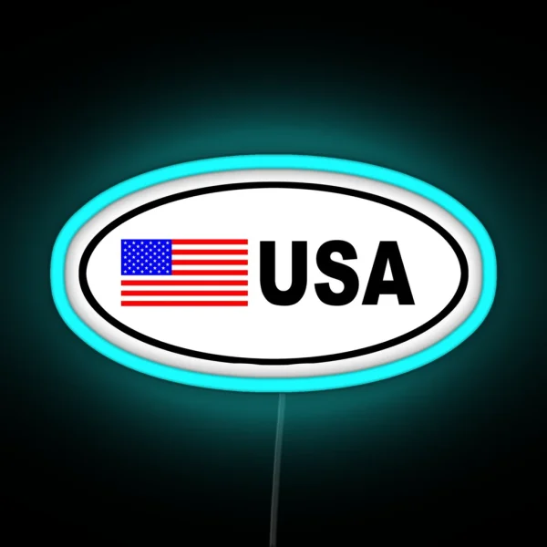 USA BUMPER Led RGB Neon Sign