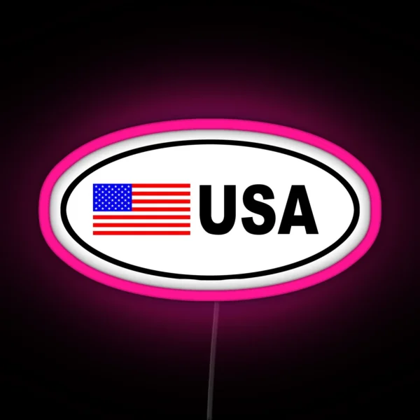 USA BUMPER Led RGB Neon Sign