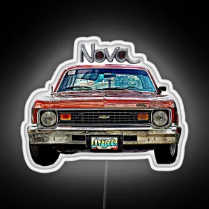 Usa Car Chevy Nova 70 S RGB Neon Sign