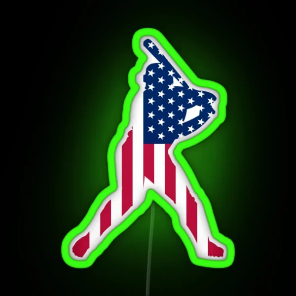 USA Is Baseball RGB Neon Sign