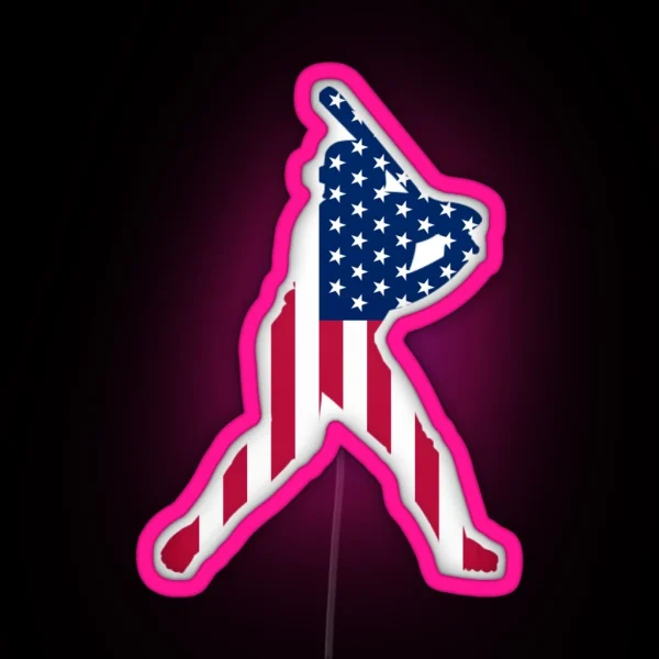 USA Is Baseball RGB Neon Sign