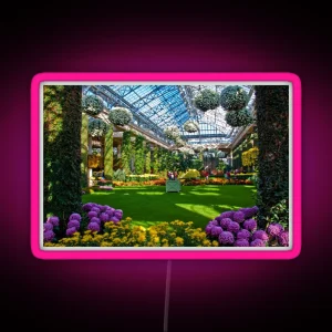 USA Pennsylvania Longwood Gardens Chrysanthemum Festival RGB Neon Sign