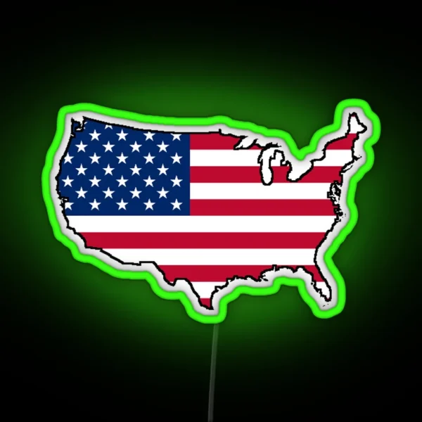 USA RGB Neon Sign
