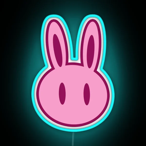 Usagi S Bunny RGB Neon Sign