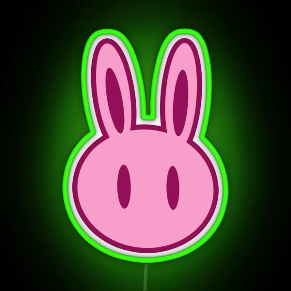 Usagi S Bunny RGB Neon Sign