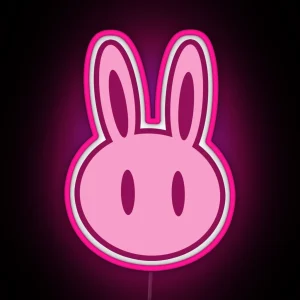 Usagi S Bunny RGB Neon Sign