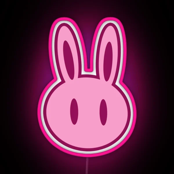 Usagi S Bunny RGB Neon Sign