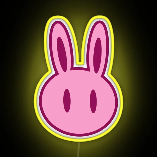 Usagi S Bunny RGB Neon Sign