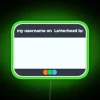 Vibrant RGB Neon Name Tag for Modern Home Decor Entrance