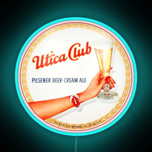 Utica Club Beer And Ale RGB Neon Sign