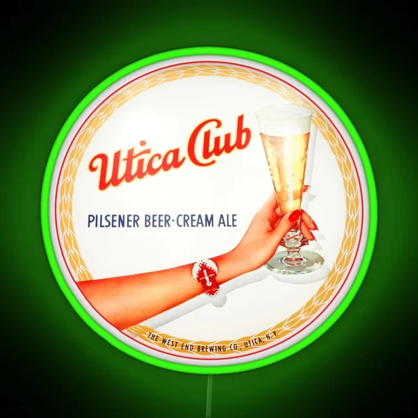 Utica Club Beer And Ale RGB Neon Sign