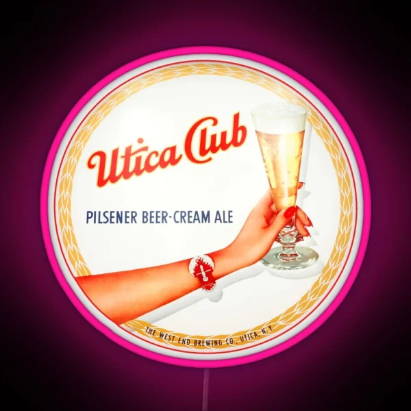 Utica Club Beer And Ale RGB Neon Sign