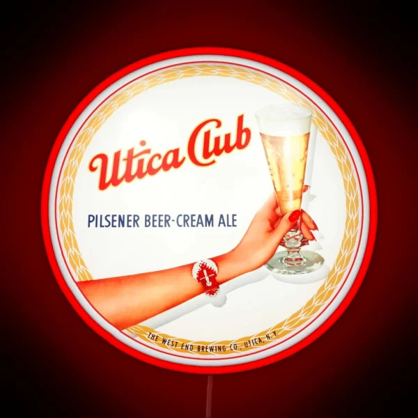 Utica Club Beer And Ale RGB Neon Sign
