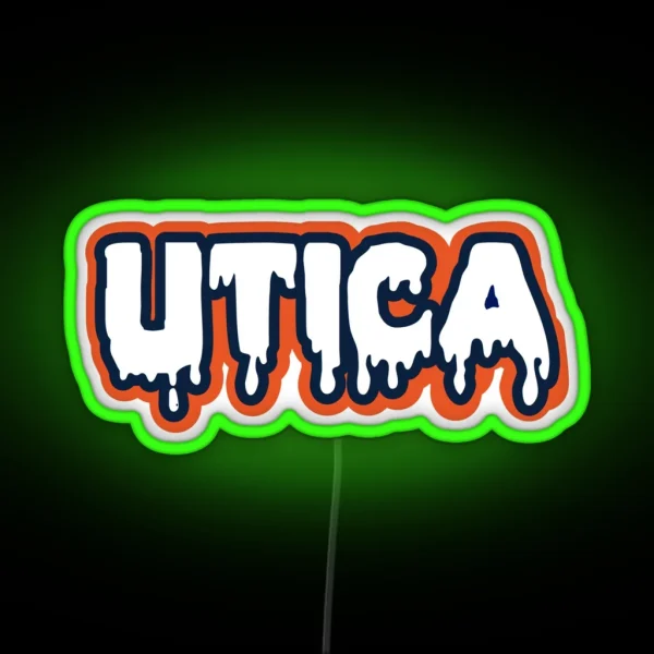 Utica RGB Neon Sign