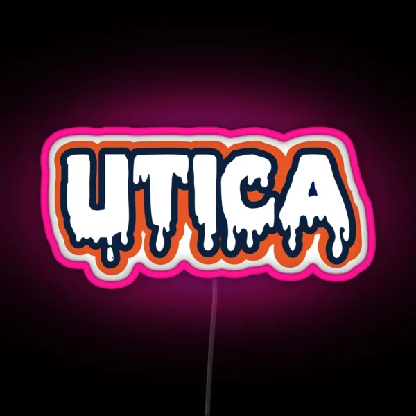 Utica RGB Neon Sign