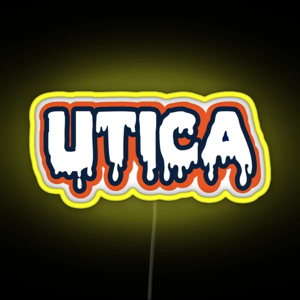 Utica RGB Neon Sign