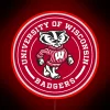 UW Madison University Campus Ambiance with Color Changing Neon Sign