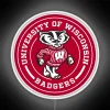 UW Madison University of Wisconsin Badgers Circle RGB Neon Sign Decor