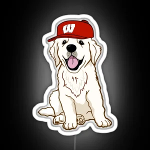 UW Madison Puppy RGB Neon Sign