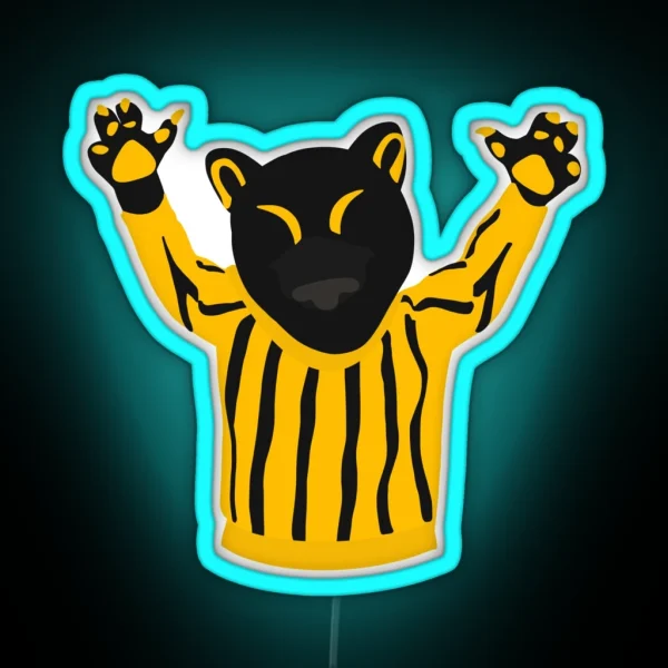 UW Milwaukee Mascot RGB Neon Sign
