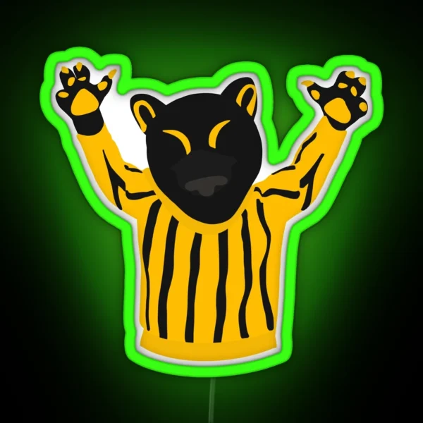 UW Milwaukee Mascot RGB Neon Sign