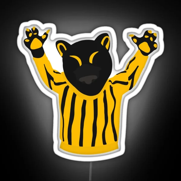 UW Milwaukee Mascot RGB Neon Sign