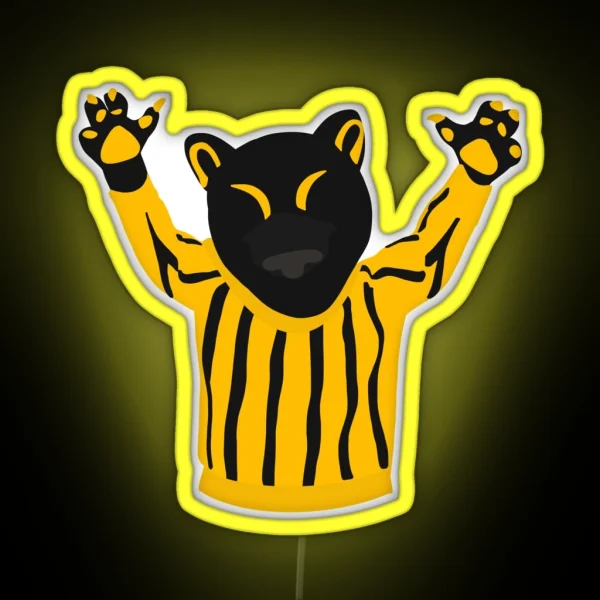 UW Milwaukee Mascot RGB Neon Sign