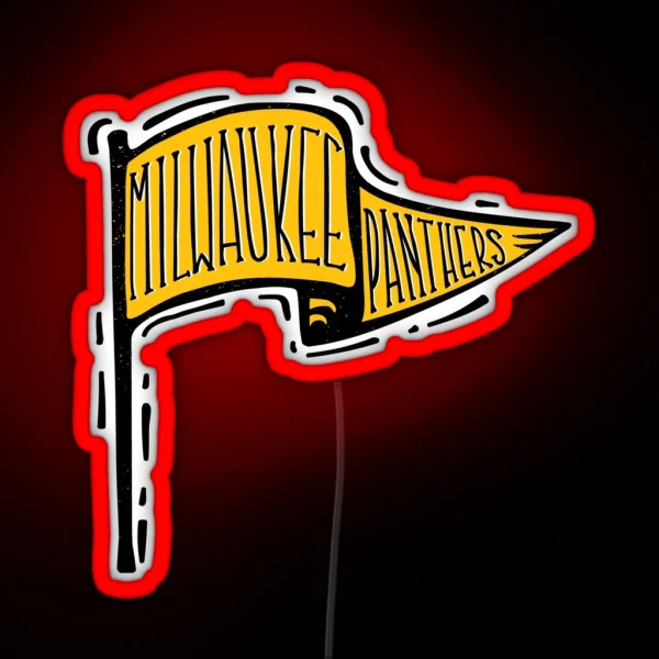 UW Milwaukee Panthers RGB Neon Sign