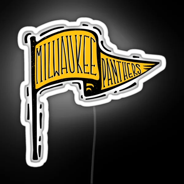 UW Milwaukee Panthers RGB Neon Sign