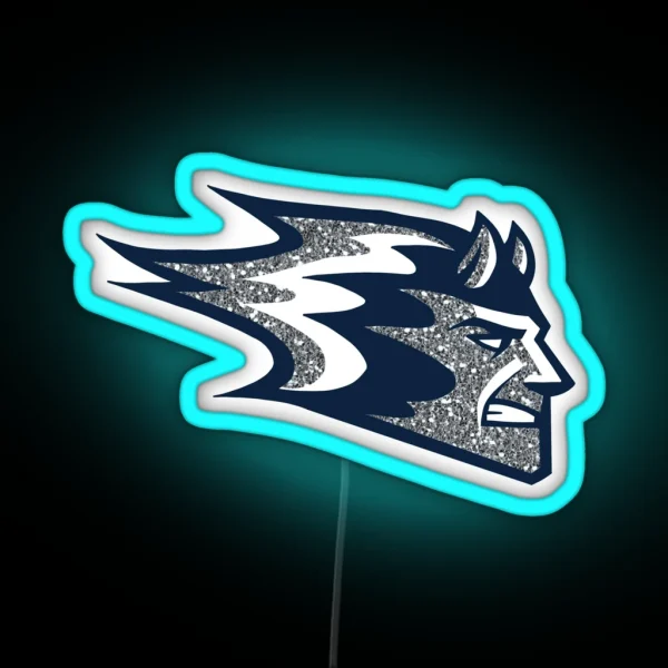 UW Stout Blue Devil RGB Neon Sign