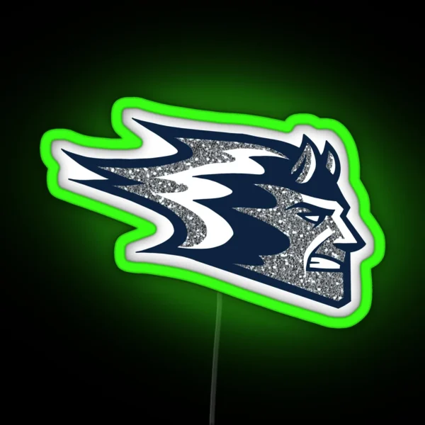 UW Stout Blue Devil RGB Neon Sign