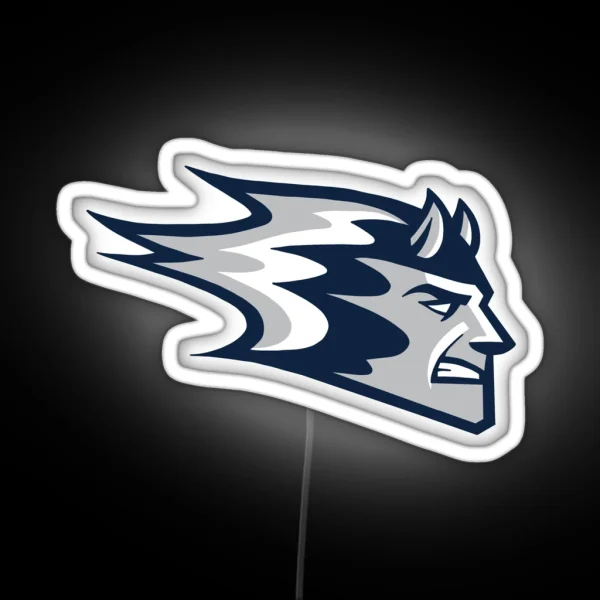 UW Stout Blue Devils RGB Neon Sign