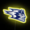 UW-Stout Blue Devils Official RGB Neon Digital Display Sign Canvas