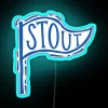 UW-Stout University Alumni Decorative RGB Neon Wall Sign Artwork