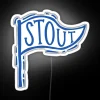 Official University of Wisconsin-Stout RGB Neon Sign with Distinctive Letters