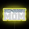 UW Stout Mom Customizable Multi-Color LED Neon Sign Decoration Display
