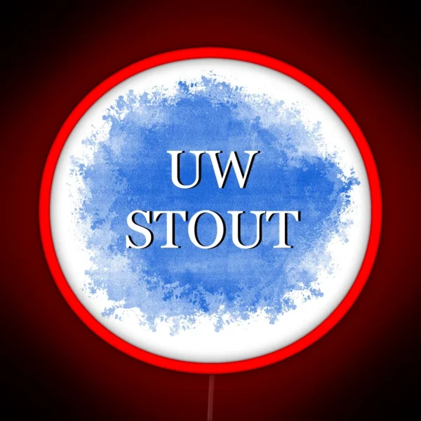 UW Stout RGB Neon Sign