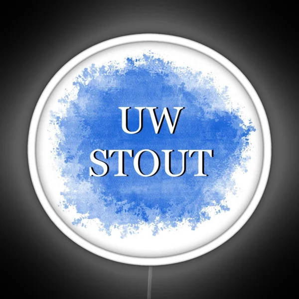 UW Stout RGB Neon Sign