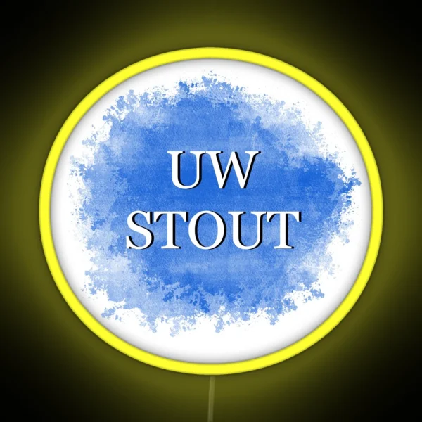 UW Stout RGB Neon Sign