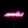 Vibrant RGB Neon Sign with Customizable Uw Stout Designs and Quotes