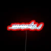 UW Stout campus spirit lighting with customizable RGB neon accents