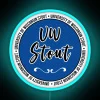 UW Stout University Official RGB Color Changing Neon Sign Display