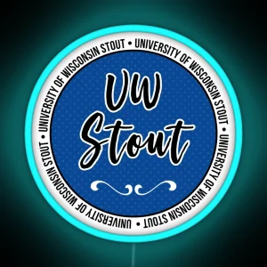 UW Stout RGB Neon Sign