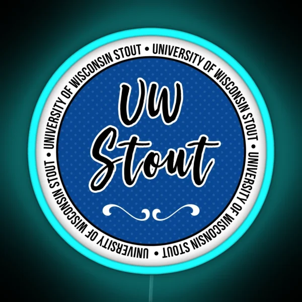 UW Stout RGB Neon Sign