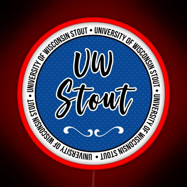UW Stout RGB Neon Sign